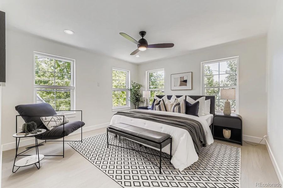 Furnished interior view inside a new home in , Denver (Image 7).