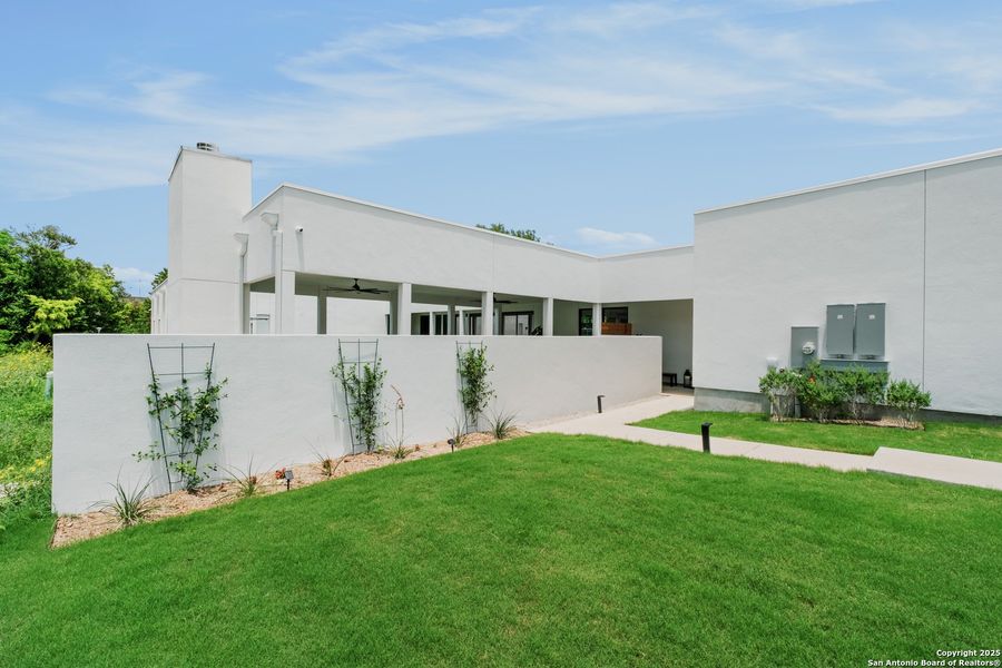 Exterior details and patio area of a home in , San Antonio (Image 7). Exterior details and patio area of a home in , San Antonio (Image 7).