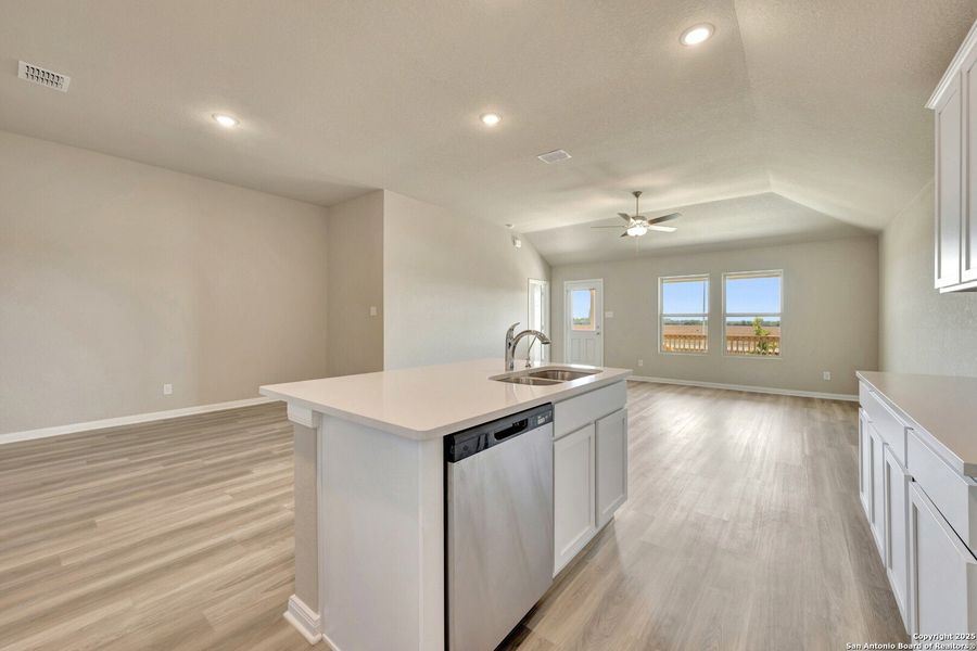 Furnished interior view inside a new home in Greenspoint Heights, Seguin (Image 4). Furnished interior view inside a new home in Greenspoint Heights, Seguin (Image 4).