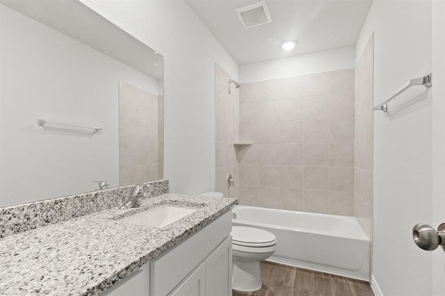 Furnished interior view inside a new home in Retreat at Fossil Creek, Fort Worth (Image 5).