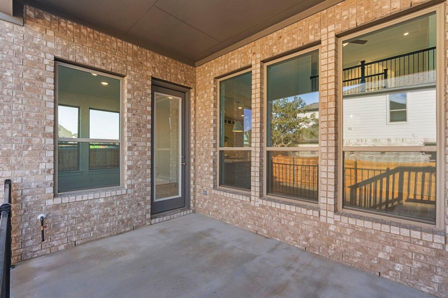 Rear Covered Patio
