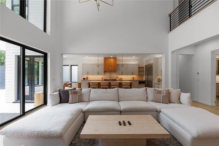 Furnished interior view inside a new home in , Atlanta (Image 46).