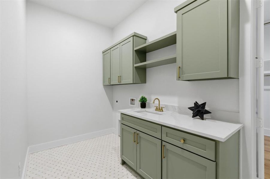 Furnished interior view inside a new home in , Fort Worth (Image 15).