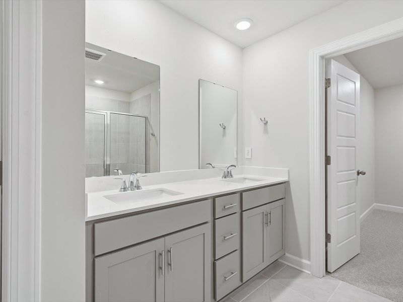Furnished interior view inside a new home in Southwell Commons, Anderson (Image 5).