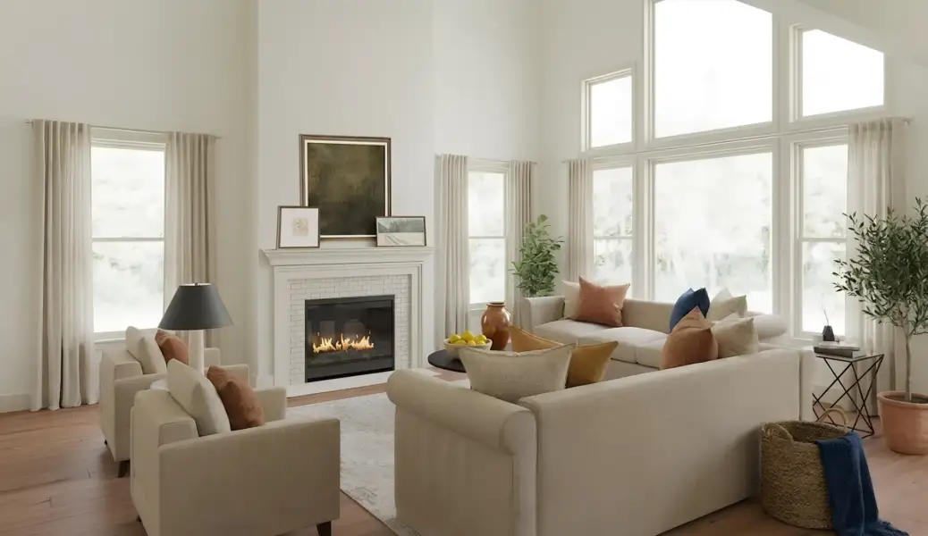 Furnished interior view inside a new home in Stonehaven, Winder (Image 3).