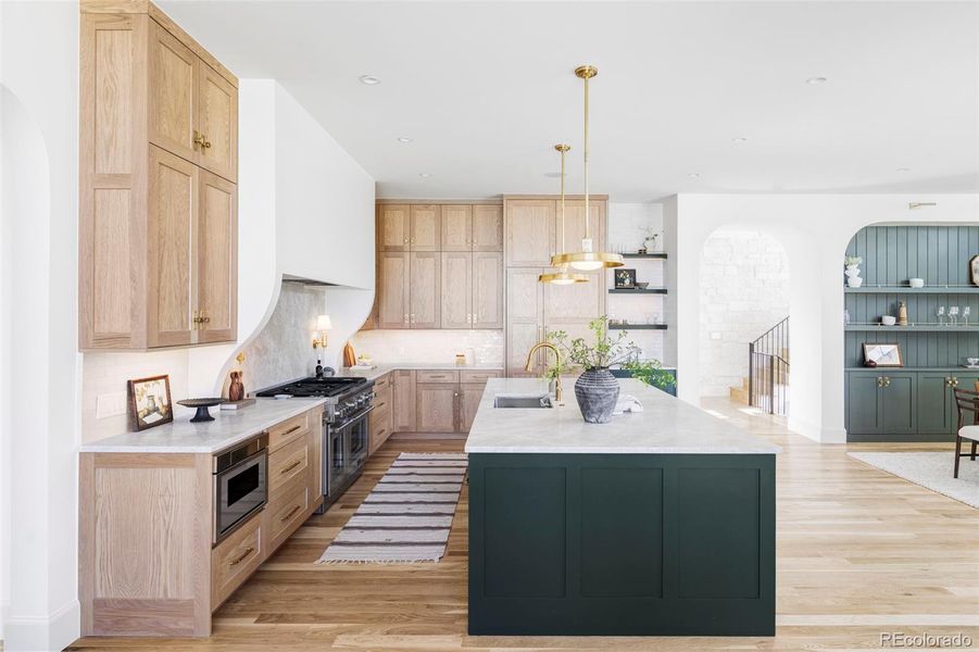 Furnished interior view inside a new home in , Denver (Image 6). Furnished interior view inside a new home in , Denver (Image 6).