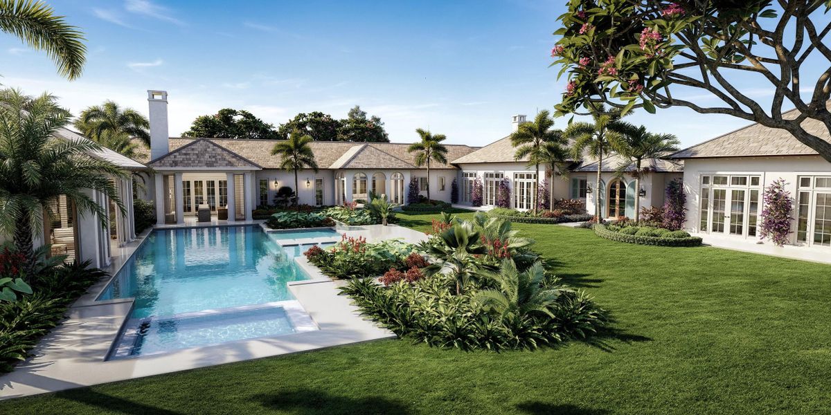 Pool and House