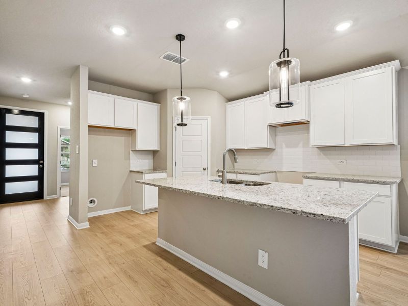 Furnished interior view inside a new home in Royal Crest, San Antonio (Image 8).