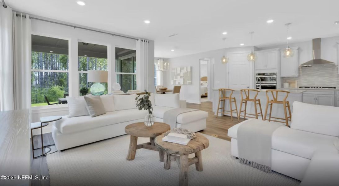 Furnished interior view inside a new home in Del Webb Nocatee, Ponte Vedra (Image 24).