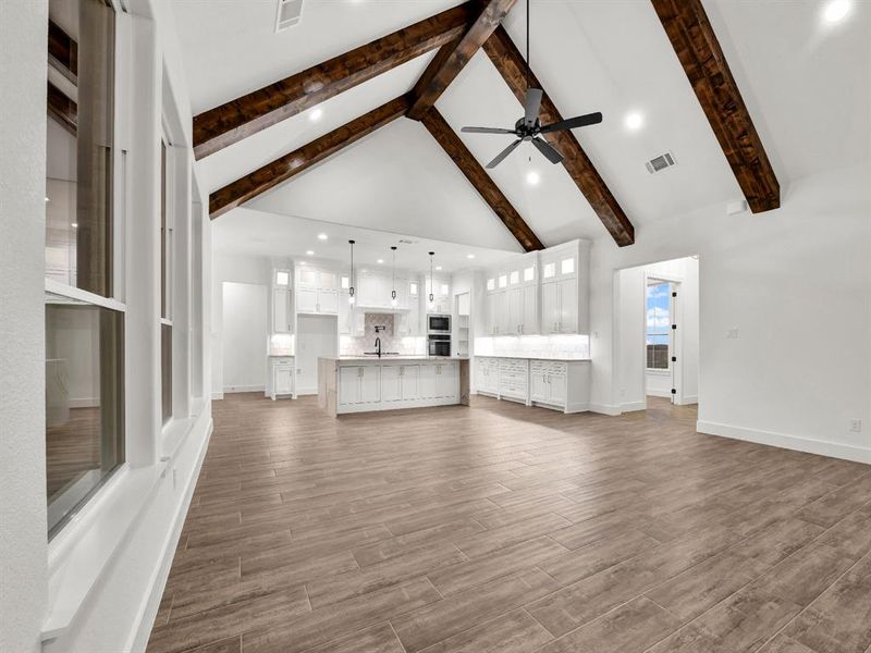 Furnished interior view inside a new home in , Weatherford (Image 8).