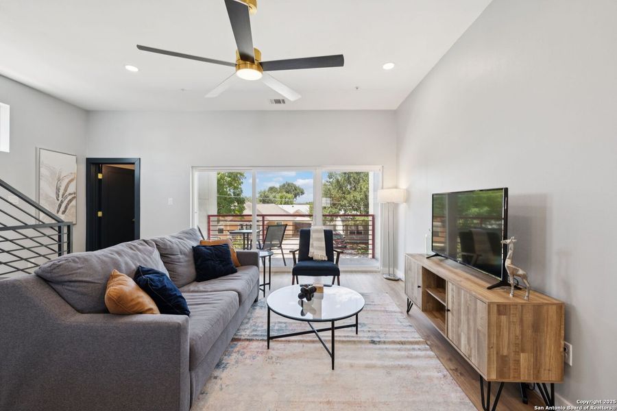 Furnished interior view inside a new home in , San Antonio (Image 22).