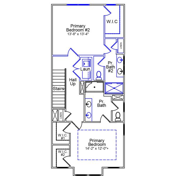 2D floor plan layout of this home in Nichols Landing, Charlotte, NC (Image 3). 2D floor plan layout of this home in Nichols Landing, Charlotte, NC (Image 3).