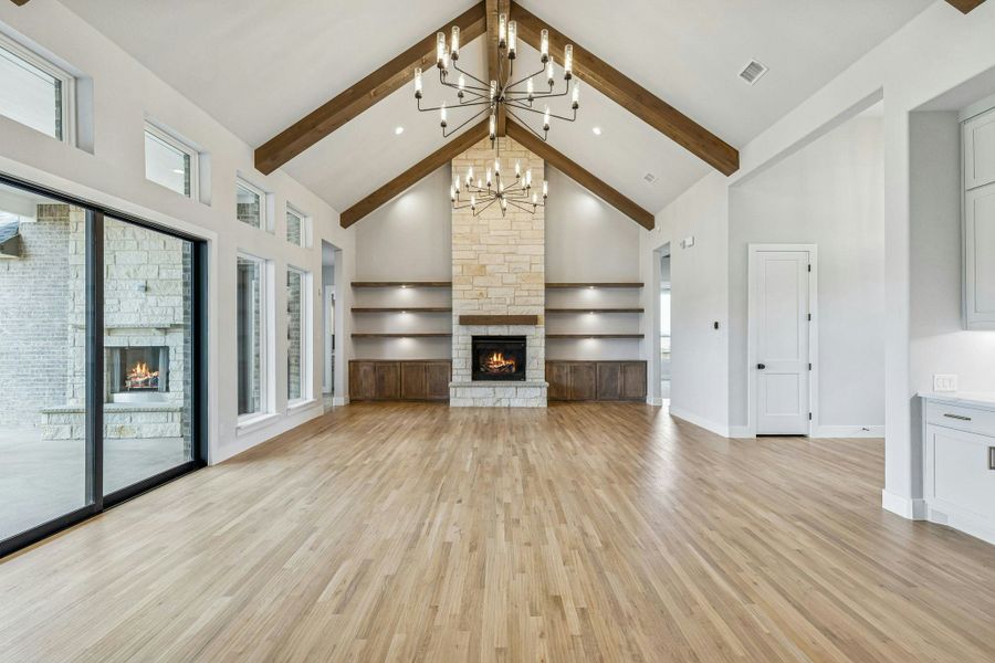 Spacious, unfurnished interior of a new home in The Vines, Haslet (Image 22).