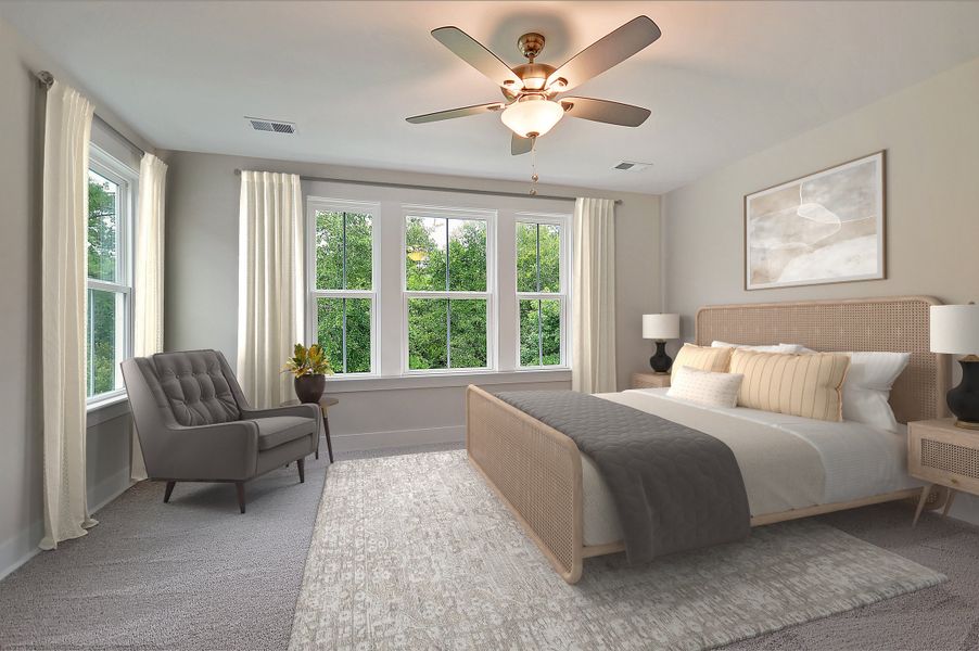 Furnished interior view inside a new home in Harmony Township, Georgetown (Image 10).