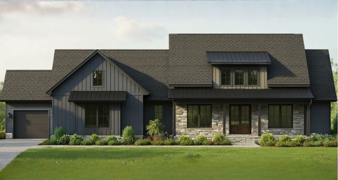 Front exterior of a home in the River Gorge Ranch community, located in River Gorge Ranch, TN (Image 11).