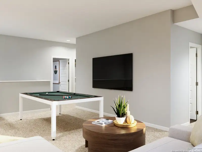 Furnished interior view inside a new home in Cinco Lakes, San Antonio (Image 8).