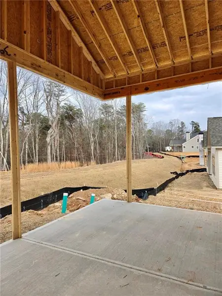 In-progress construction of a new home in , Waleska, GA (Image 7).