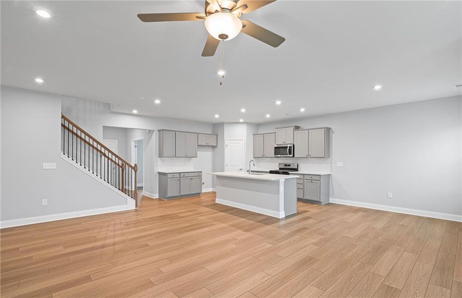Furnished interior view inside a new home in Anderson Point, McDonough (Image 11).