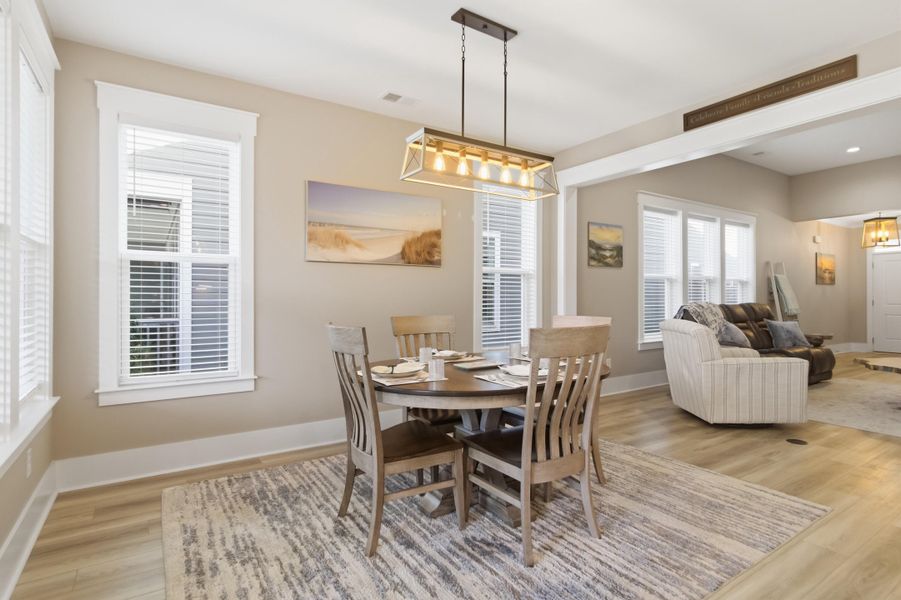 Furnished interior view inside a new home in Cresswind Charleston, Summerville (Image 17).