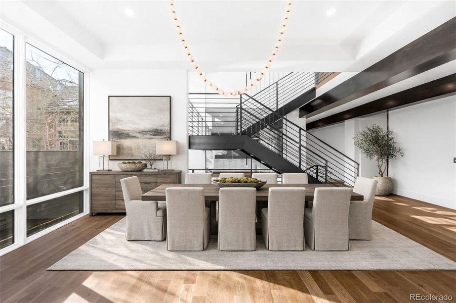 Furnished interior view inside a new home in , Denver (Image 7).