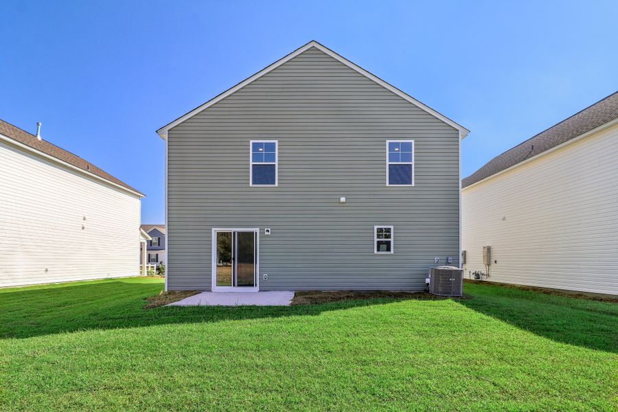 Representative exterior photo of a completed home built from the Meadowbrook by Great Southern Homes in Canopy Of Oaks, Sumter, SC (Image 19).