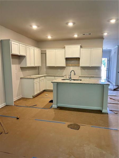 In-progress construction of a new home in Villages at Cedar Hill, Dallas, GA (Image 28).