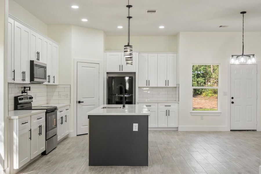 Furnished interior view inside a new home in , Willis (Image 9). Furnished interior view inside a new home in , Willis (Image 9).