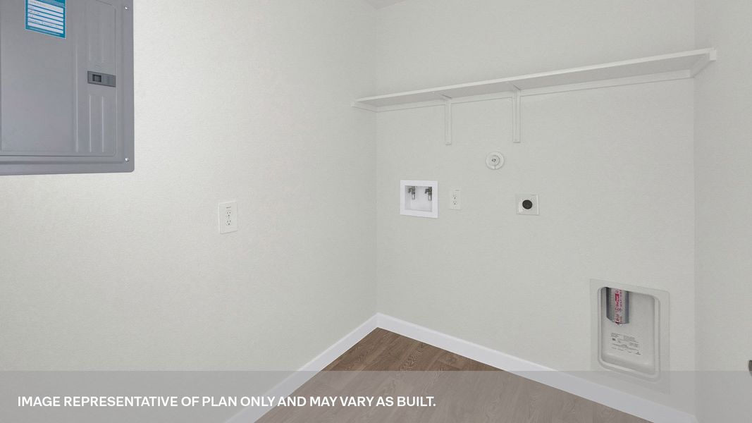 Representative unfurnished interior of a home built from the The Diana by D.R. Horton in Mayfair, New Braunfels (Image 11).