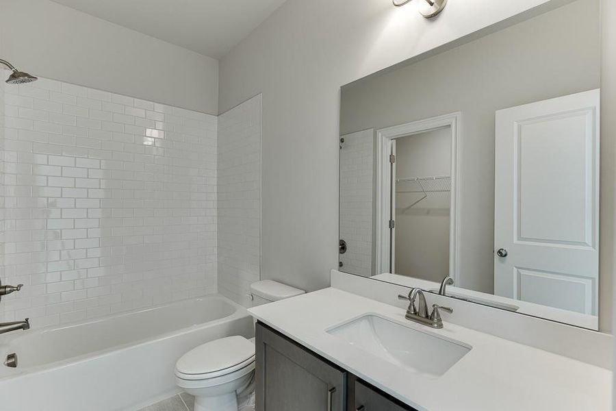 Furnished interior view inside a new home in , Buford (Image 18).