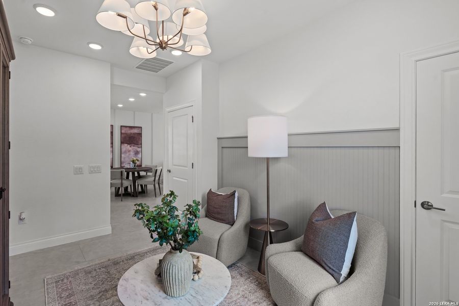 Furnished interior view inside a new home in Del Webb New Braunfels at Veramendi, New Braunfels (Image 22).