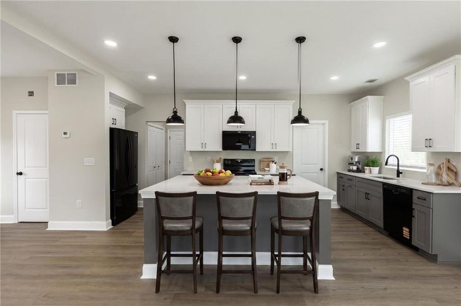Furnished interior view inside a new home in , Toccoa (Image 20).