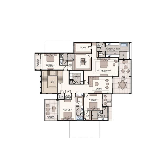 2D floor plan layout of this home in , Fort Pierce, FL (Image 5).
