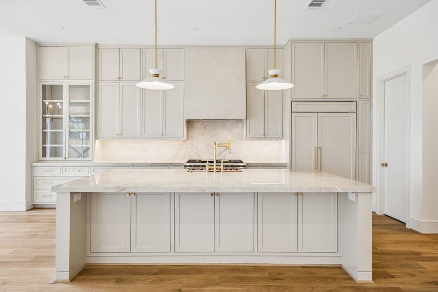 Furnished interior view inside a new home in , West University Place (Image 5).