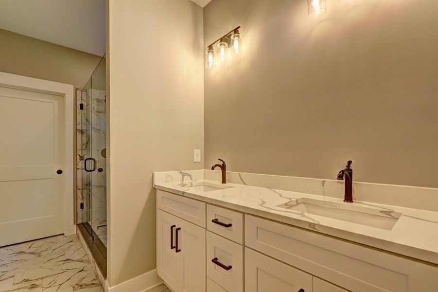 Furnished interior view inside a new home in , Monroe (Image 4).