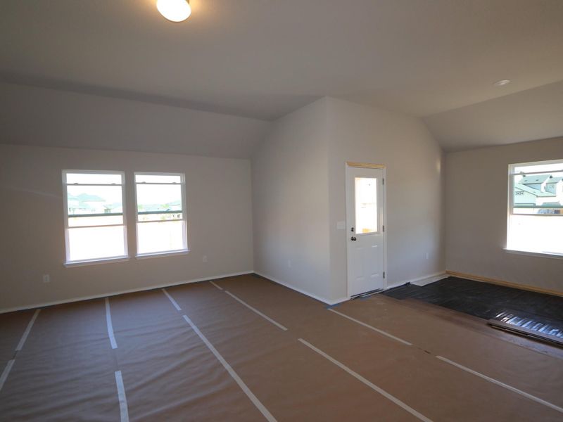 In-progress construction of a new home in Cascades at Onion Creek, Austin, TX (Image 22). In-progress construction of a new home in Cascades at Onion Creek, Austin, TX (Image 22).