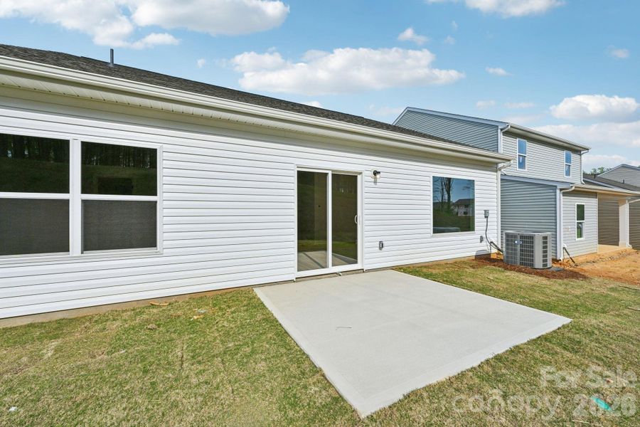 Exterior details and patio area of a home in Willow Estates, Shelby (Image 22).