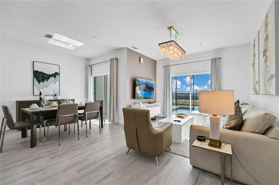 Furnished interior view inside a new home in , Davenport (Image 4).