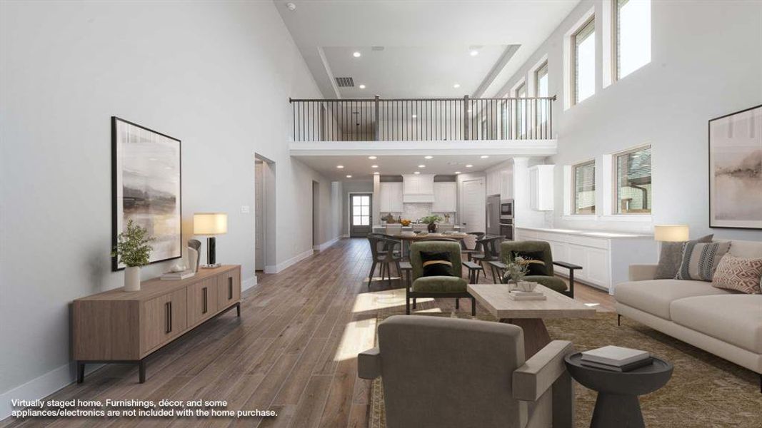 Furnished interior view inside a new home in Devonshire - Reserve 50', Forney (Image 12). Furnished interior view inside a new home in Devonshire - Reserve 50', Forney (Image 12).