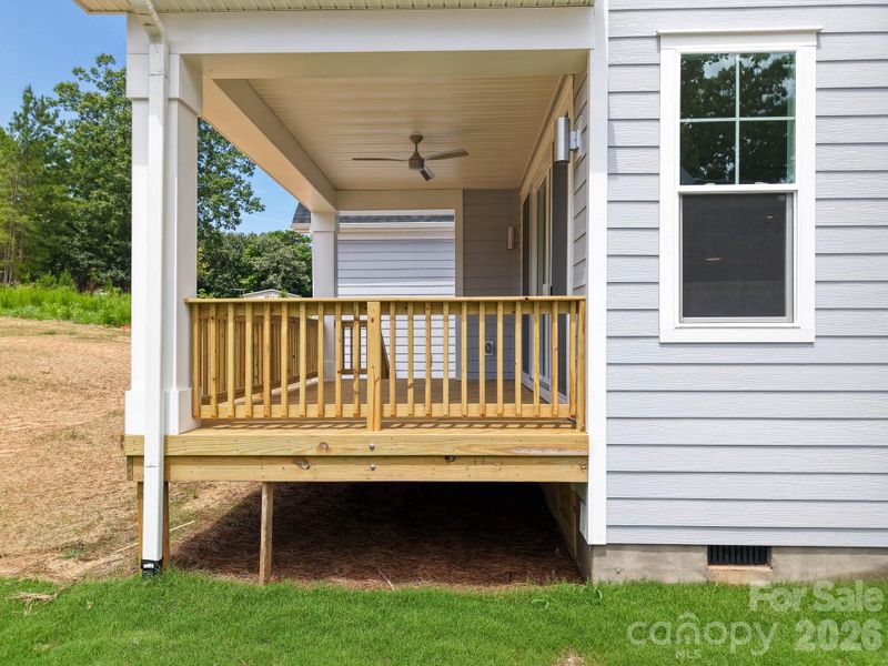 Exterior details and patio area of a home in , Sherrills Ford (Image 20).