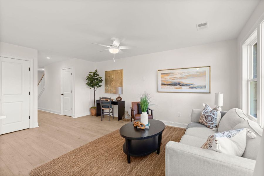 Furnished interior view inside a new home in , Charleston (Image 17).