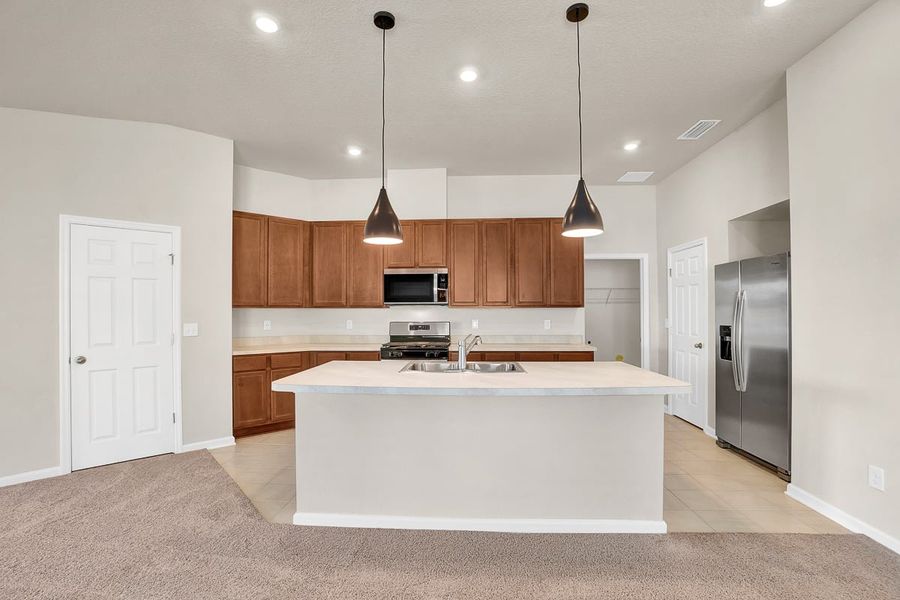 Furnished interior view inside a new home in Whiteview Village, Palm Coast (Image 4).