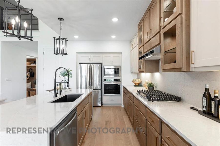 Furnished interior view inside a new home in Sonoma Verde: 60ft. lots, McLendon-Chisholm (Image 26). Furnished interior view inside a new home in Sonoma Verde: 60ft. lots, McLendon-Chisholm (Image 26).