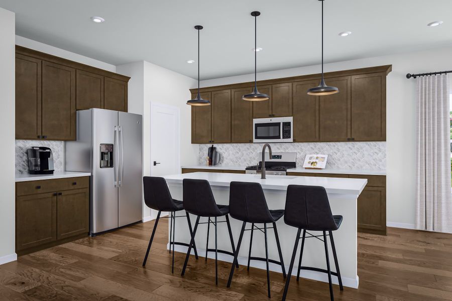 Representative furnished interior of a home built from the Banks by Tri Pointe Homes in Alton Creek, Mint Hill (Image 3).