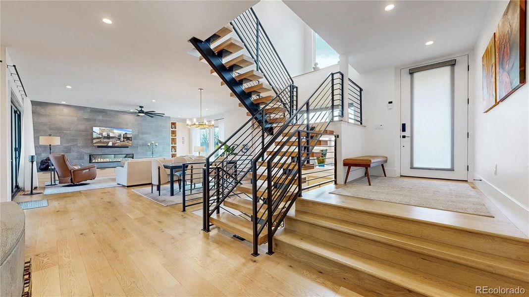 Furnished interior view inside a new home in , Denver (Image 41). Furnished interior view inside a new home in , Denver (Image 41).