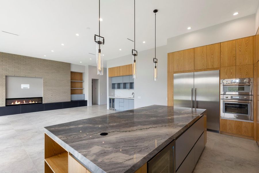 Furnished interior view inside a new home in , The Woodlands (Image 9).