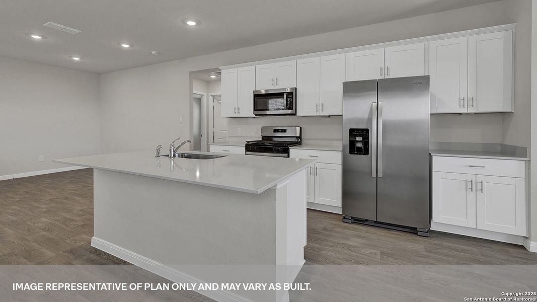 Furnished interior view inside a new home in Whisper South, San Marcos (Image 9).