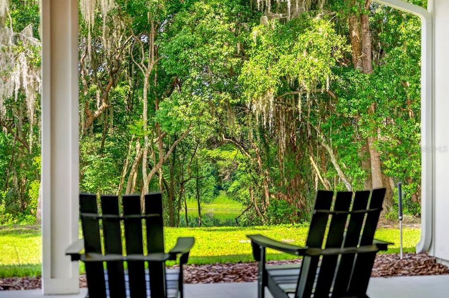 Exterior details and patio area of a home in , Deland (Image 3).