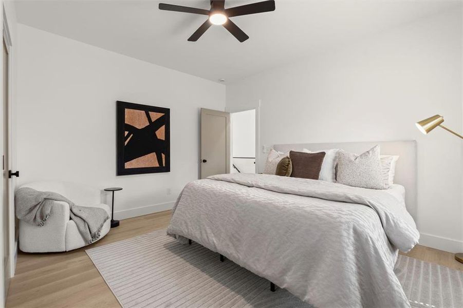 Furnished interior view inside a new home in , Atlanta (Image 43).