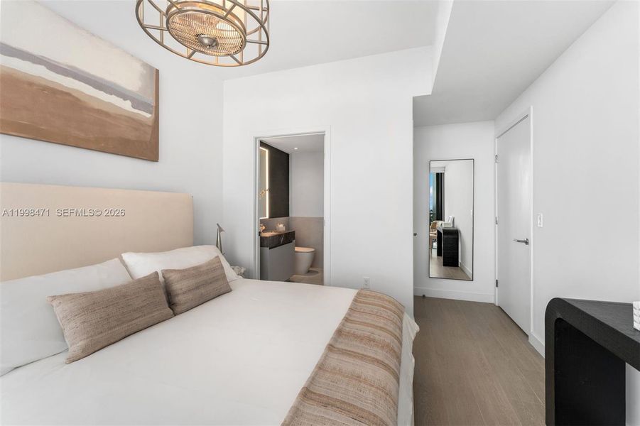 Furnished interior view inside a new home in , Miami Beach (Image 7).