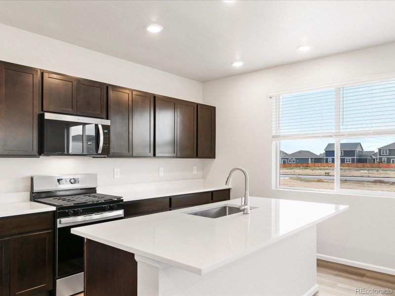 Furnished interior view inside a new home in Westgate, Greeley (Image 5). Furnished interior view inside a new home in Westgate, Greeley (Image 5).